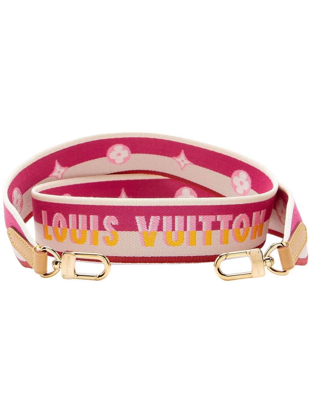 Louis Vuitton Jacquard Speedy Bandouliere 20 Shoulder Strap Fuchsia 💯 Authentic